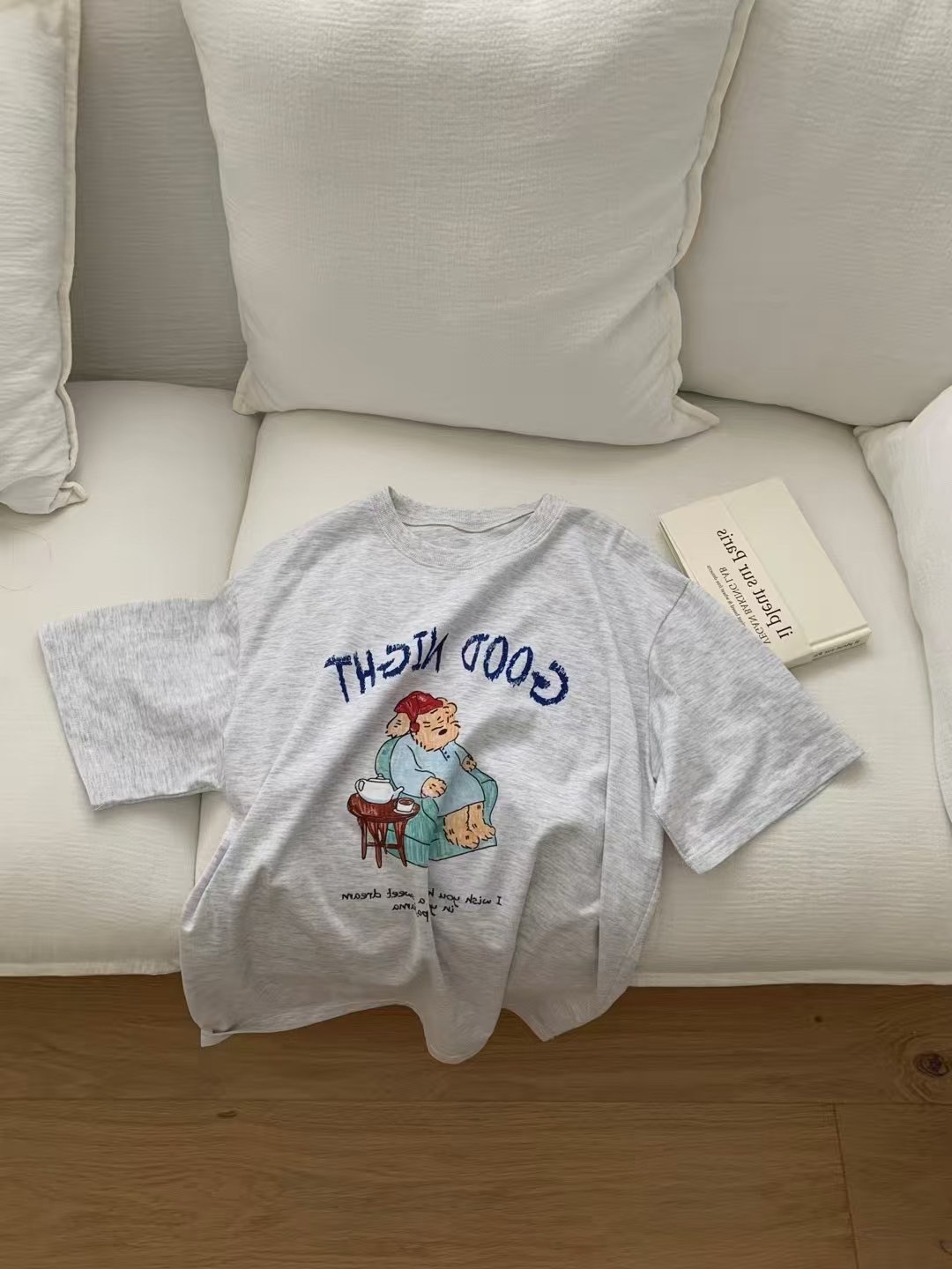 A121.GOOD NIGHT狗狗TEE