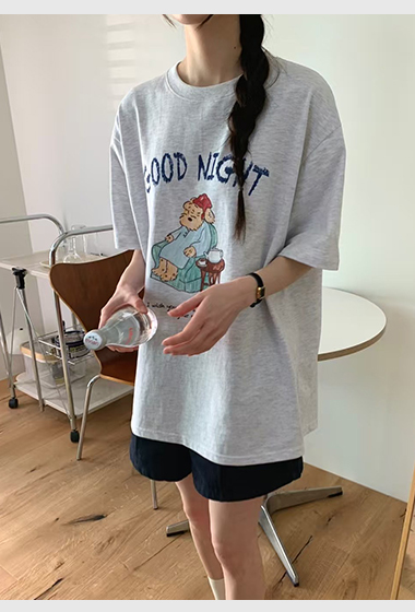 A121.GOOD NIGHT狗狗TEE