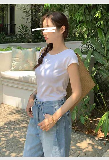 B07.兩面穿圓領顯瘦上衣