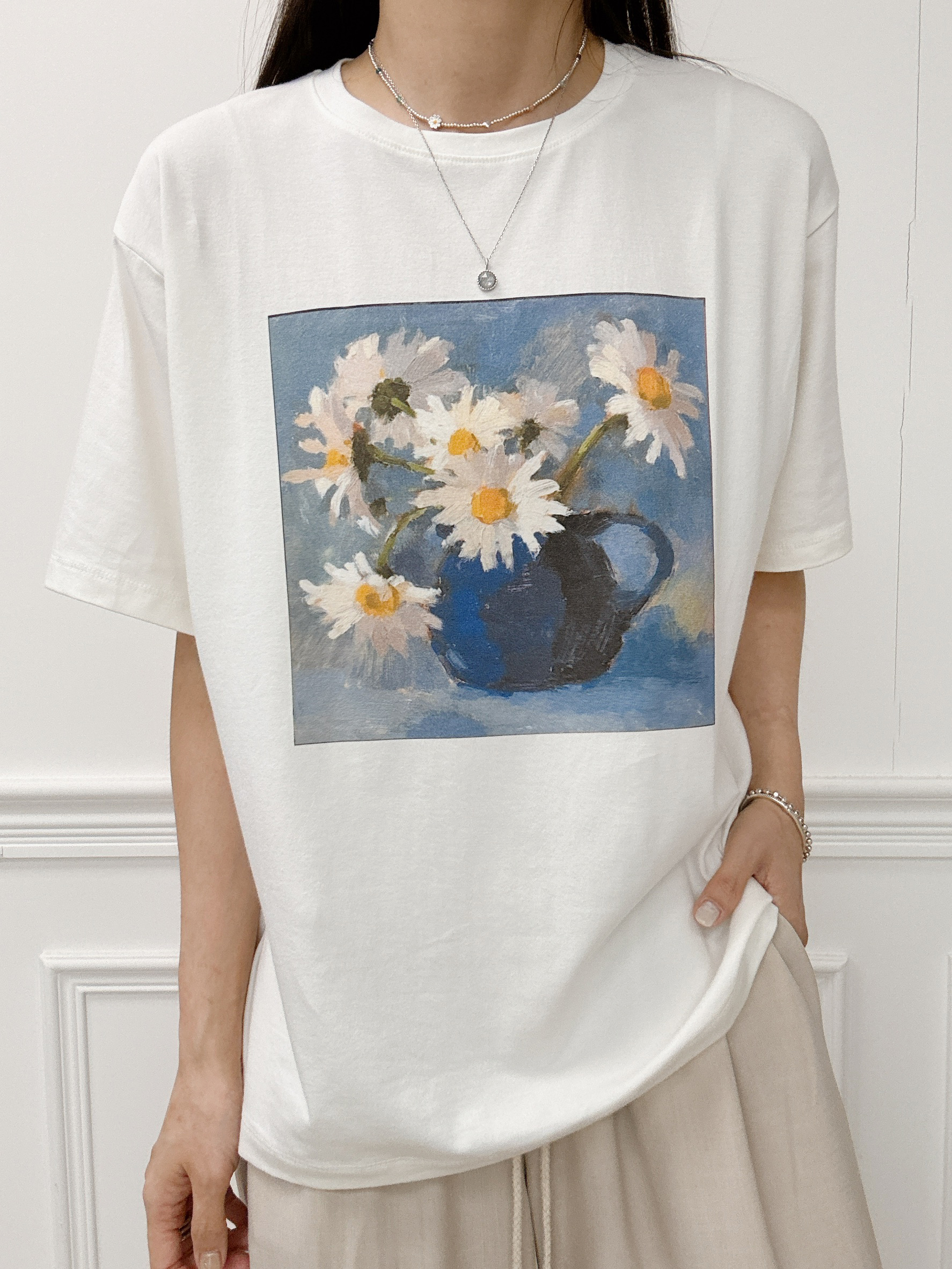 藝術感花卉TEE