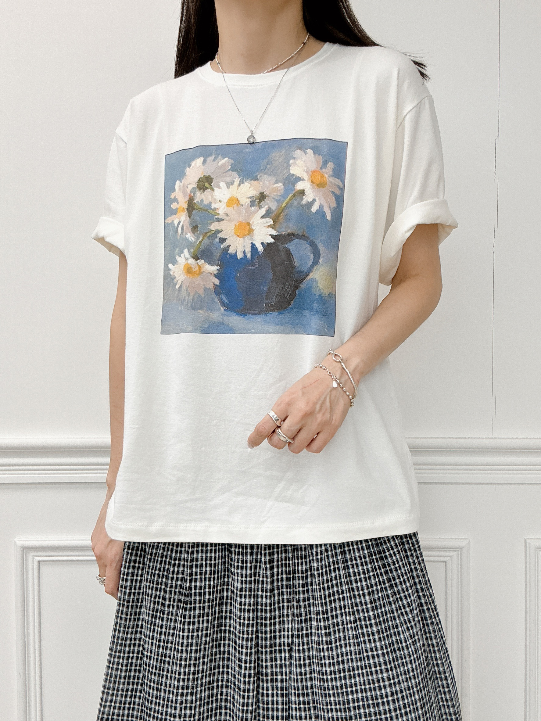 藝術感花卉TEE