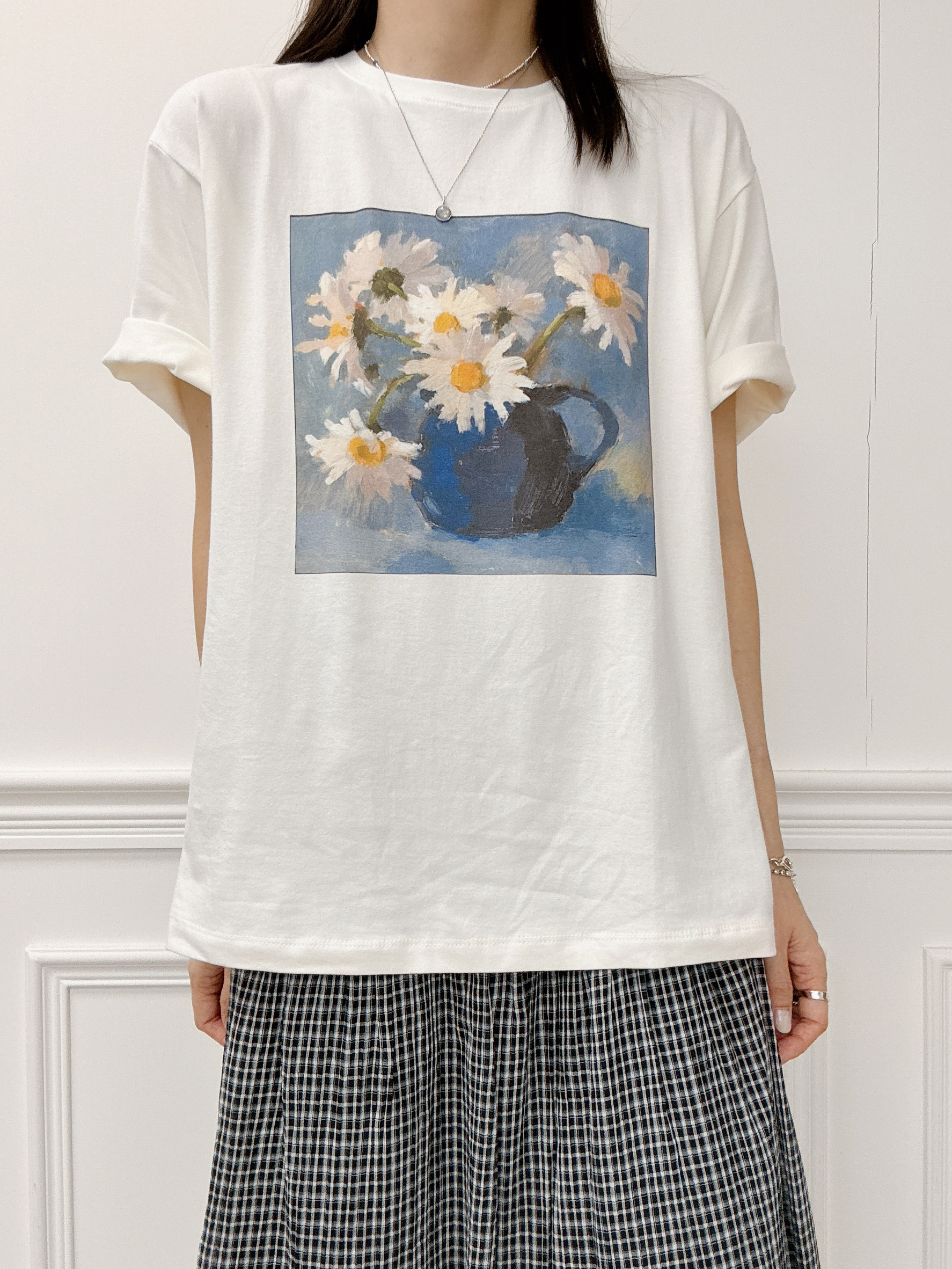 藝術感花卉TEE