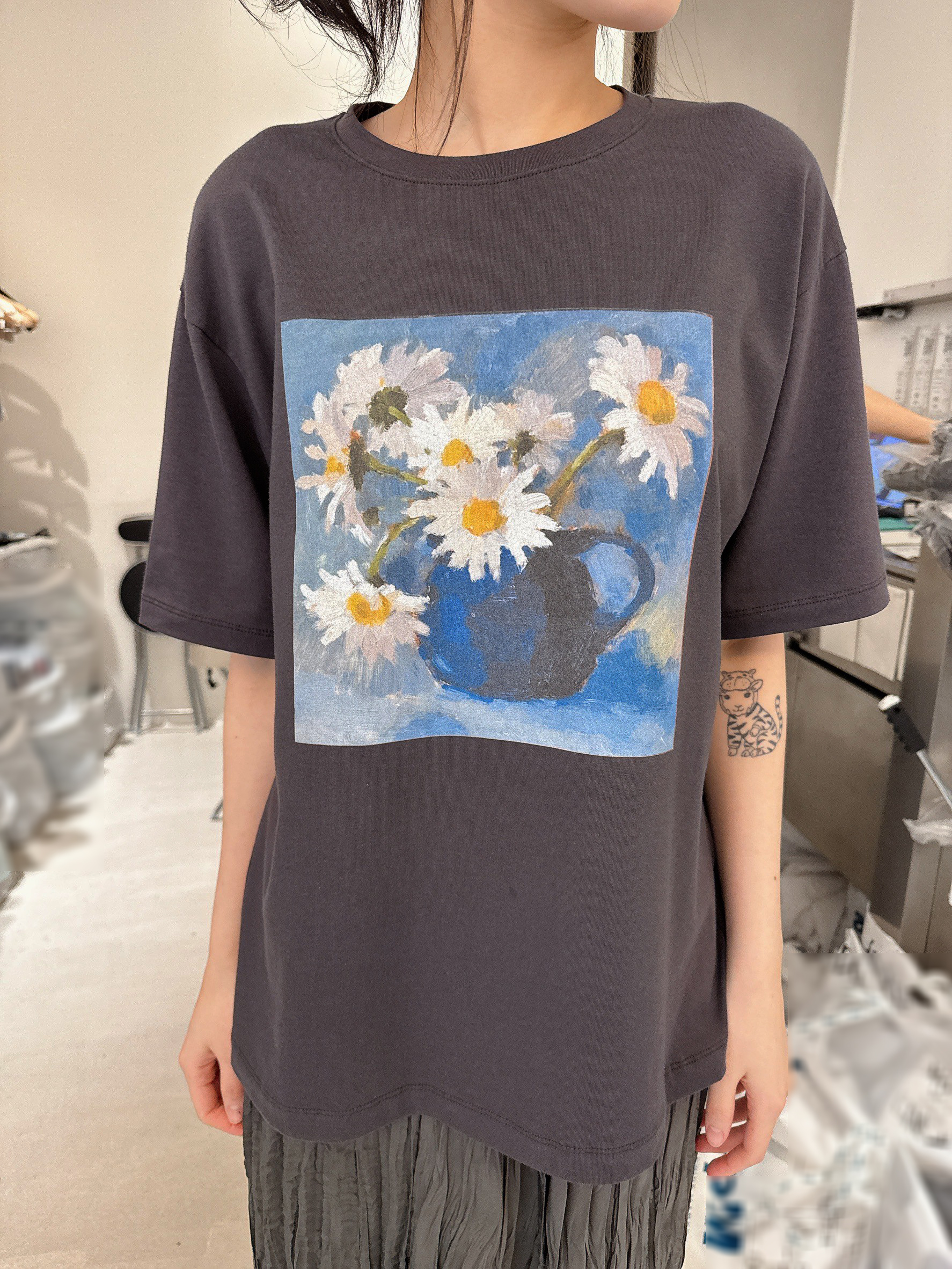 藝術感花卉TEE
