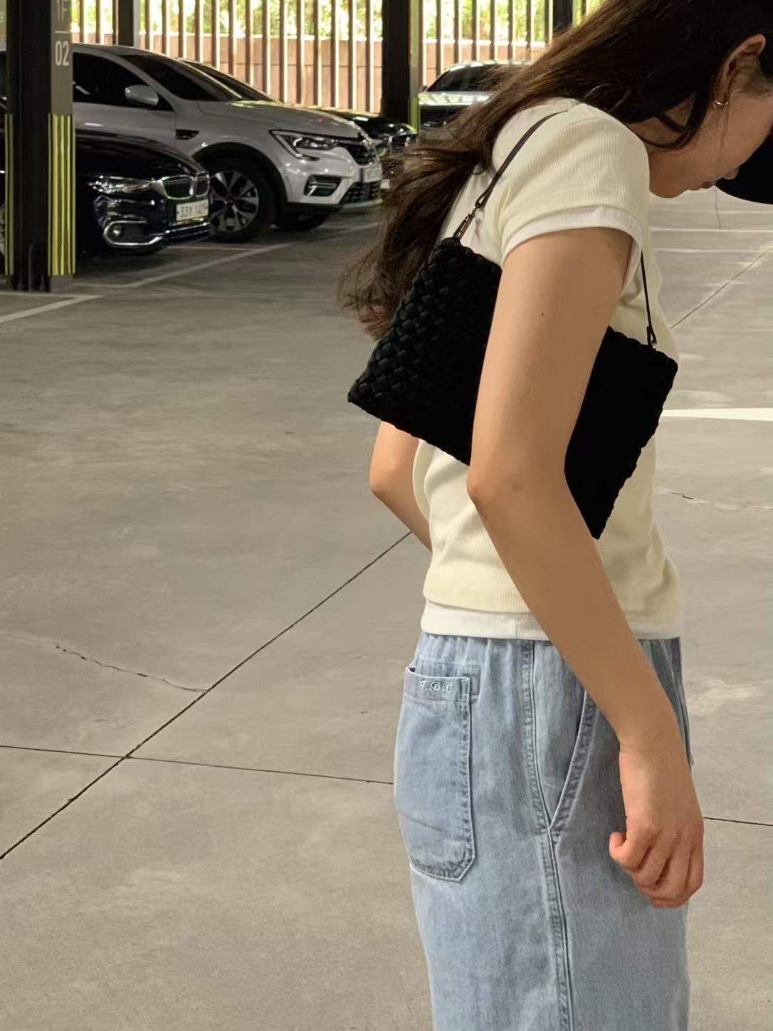 A66.清爽家簡約好搭假兩件式素TEE