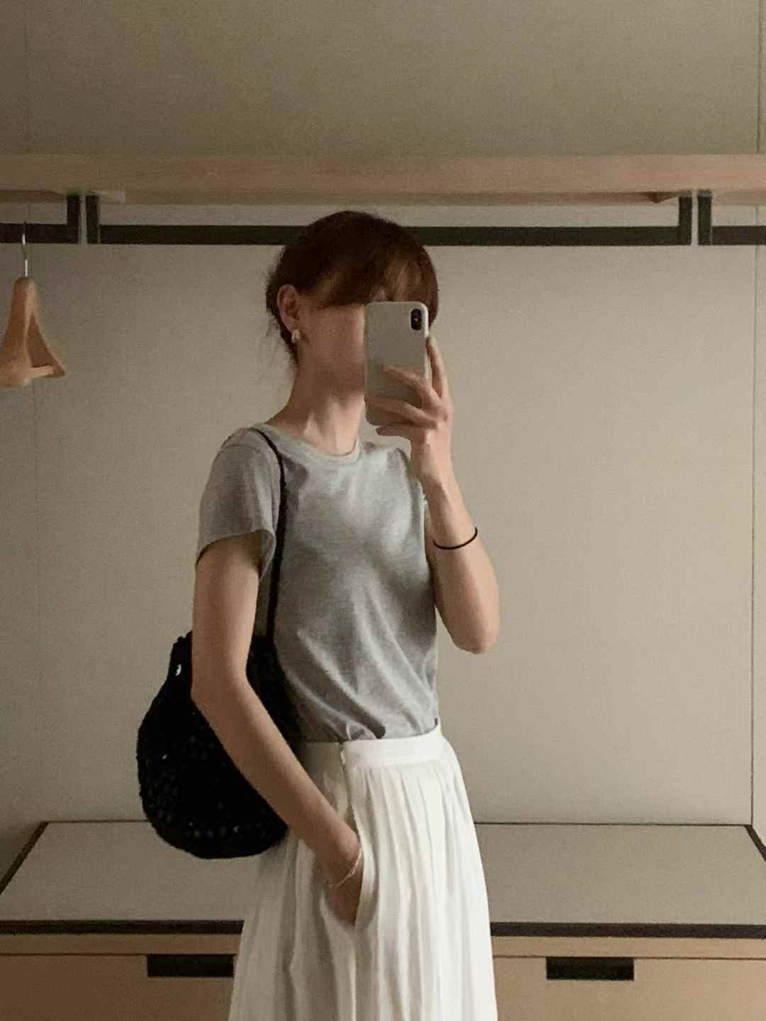 A23.顏值家莫代爾混棉顯瘦短TEE