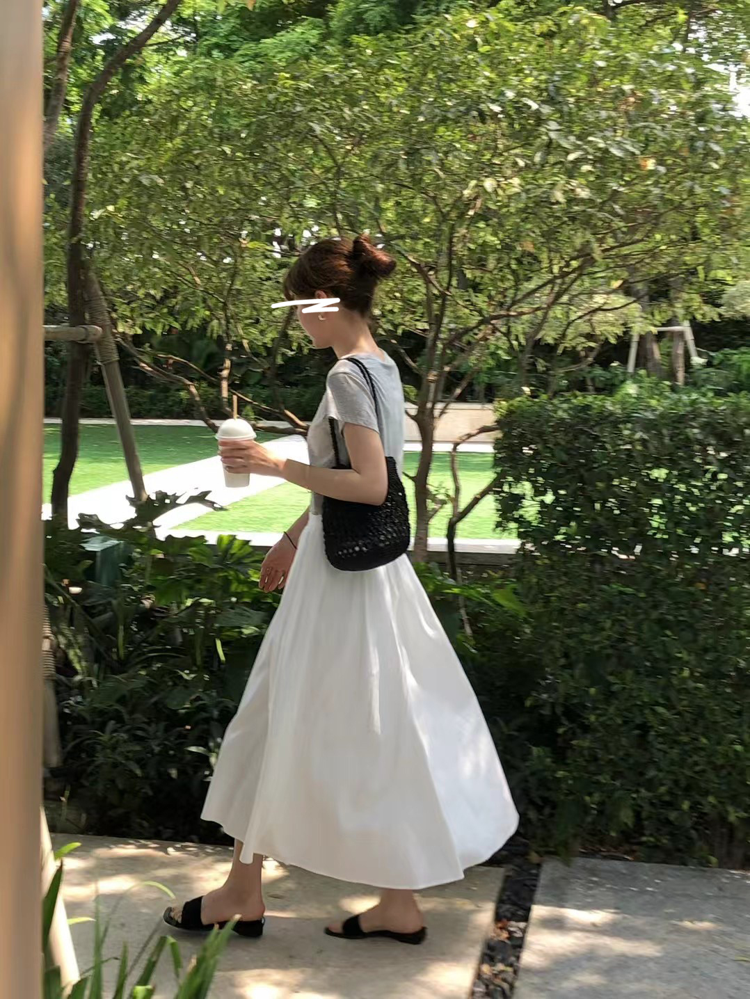A23.顏值家莫代爾混棉顯瘦短TEE