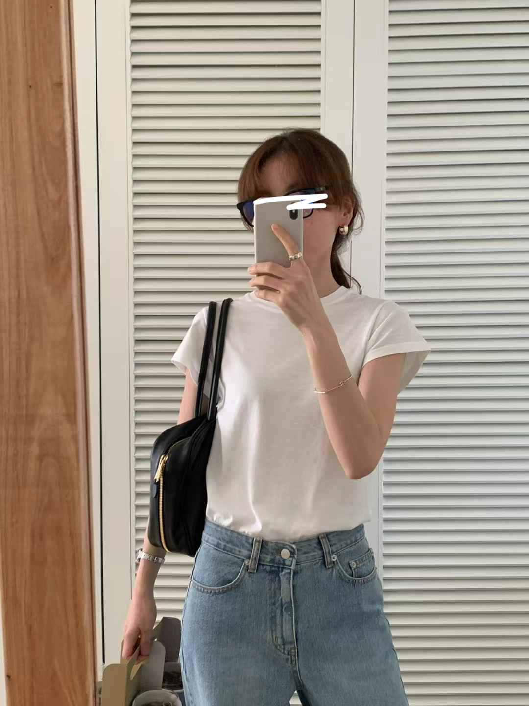 A23.顏值家莫代爾混棉顯瘦短TEE
