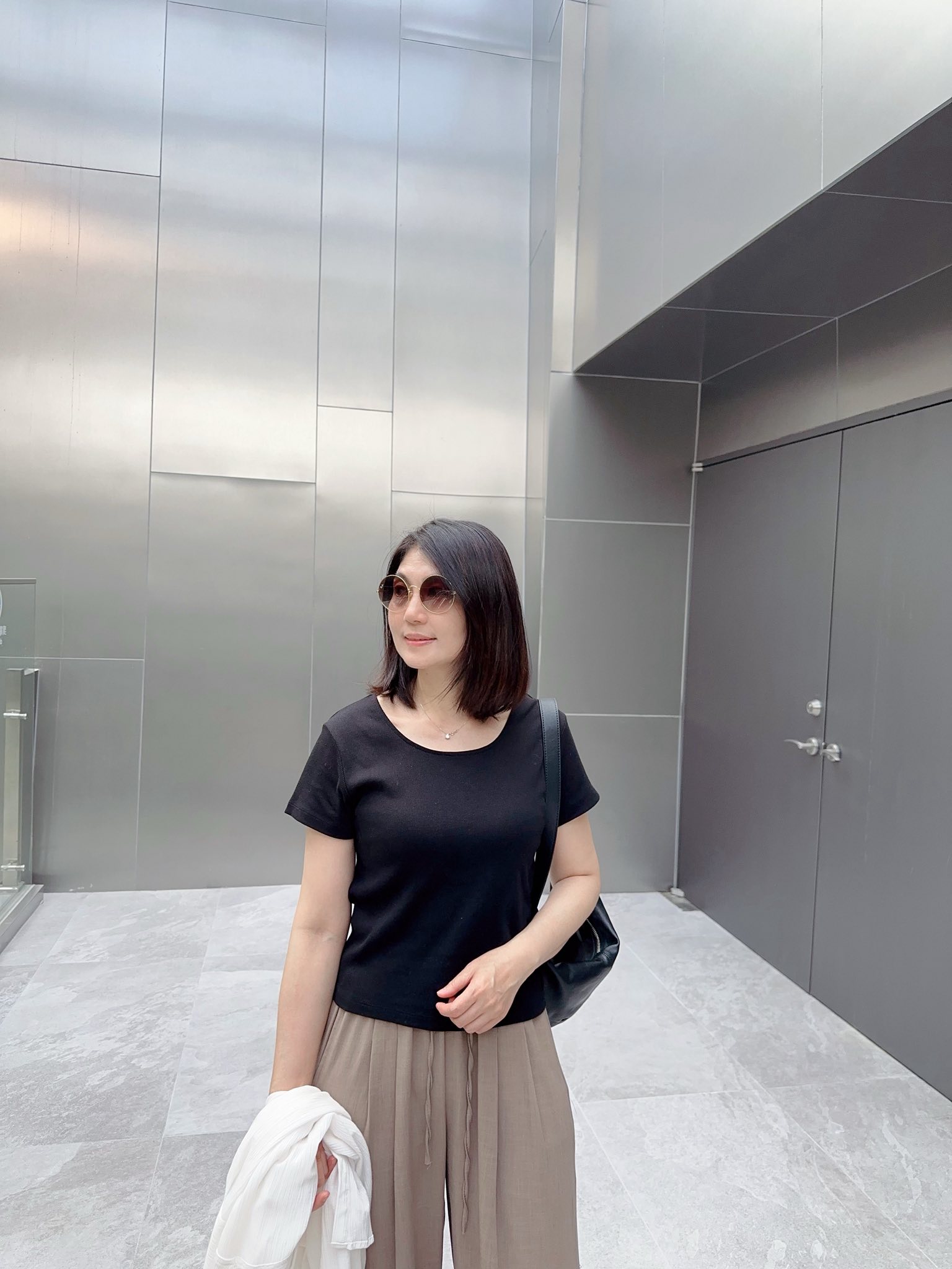 A07.百搭女孩彈性纖瘦TEE