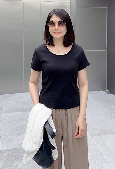 A07.百搭女孩彈性纖瘦TEE