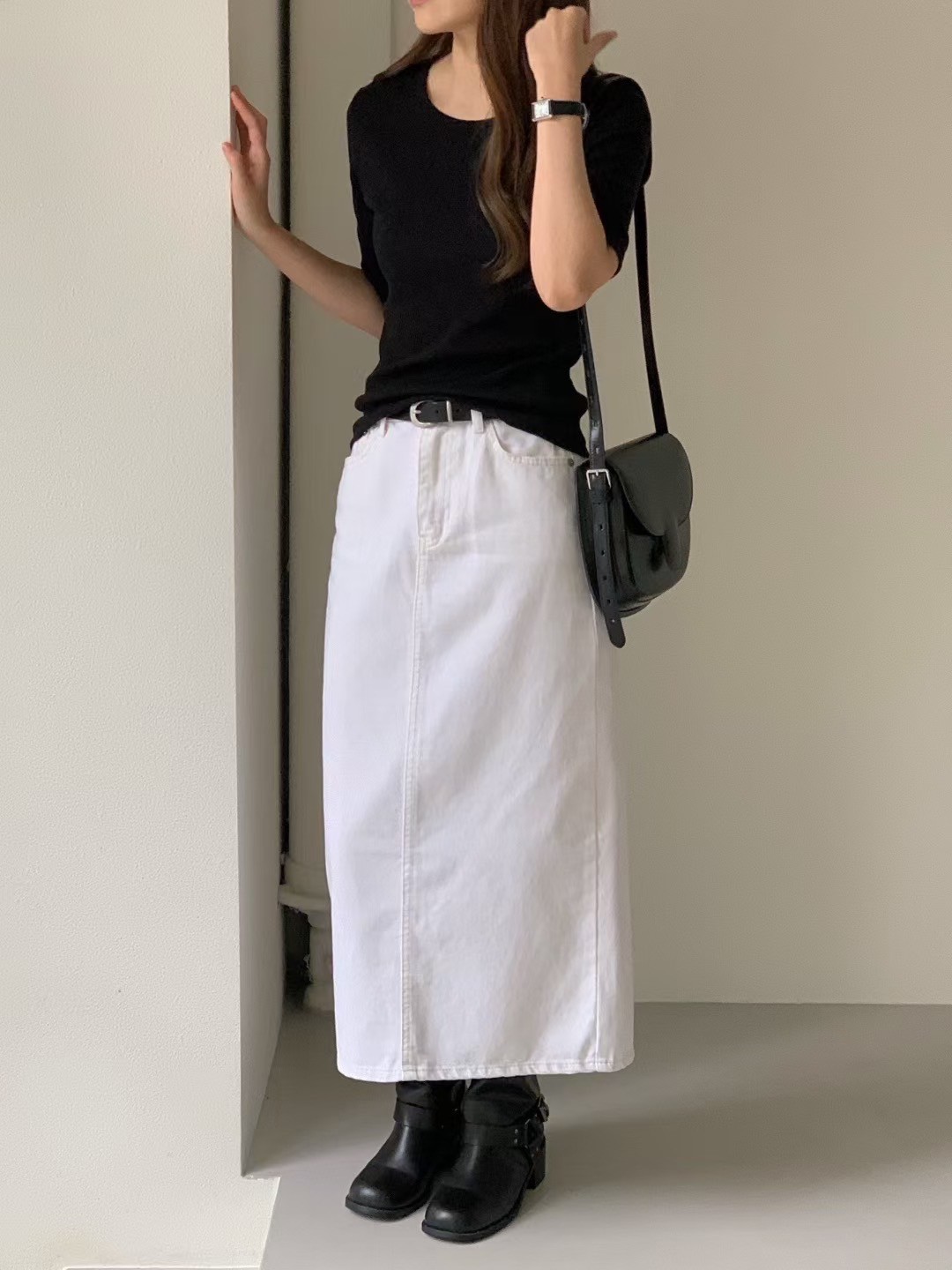 A92.推薦百搭羅紋彈性TEE