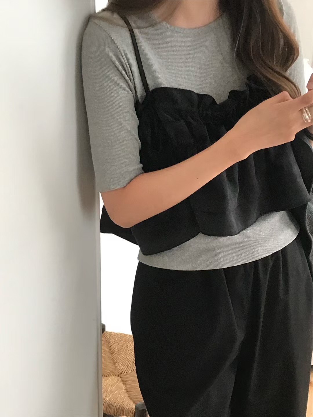 A92.推薦百搭羅紋彈性TEE