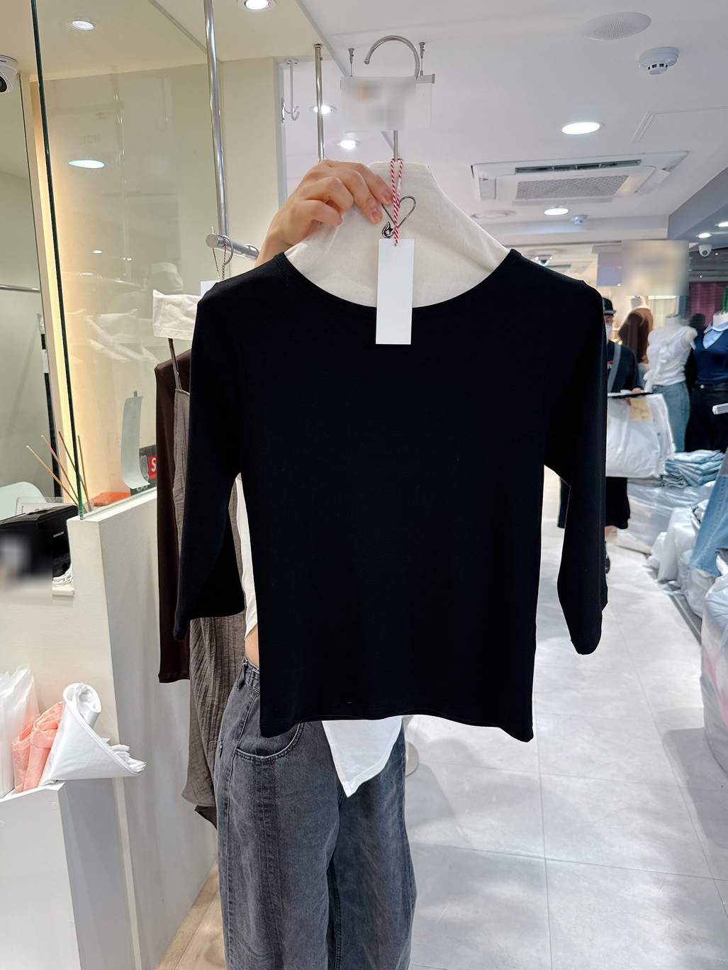 A10.酵素洗七分袖素雅TEE