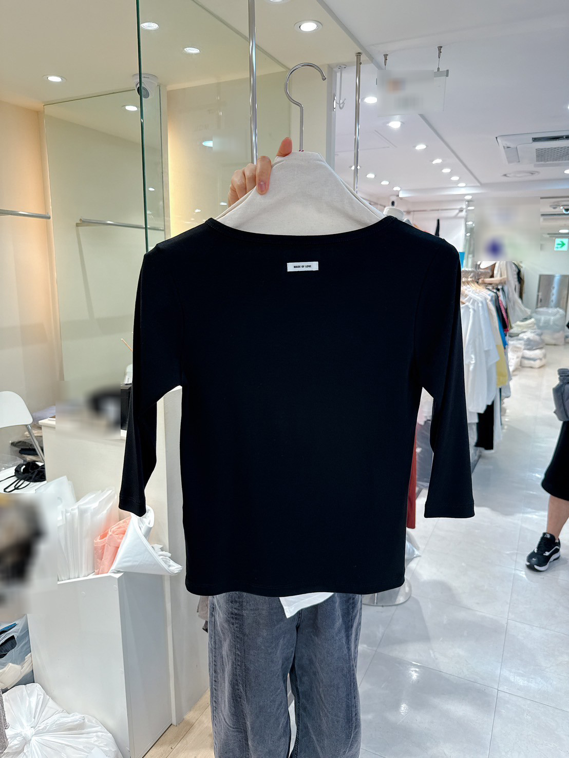 A10.酵素洗七分袖素雅TEE