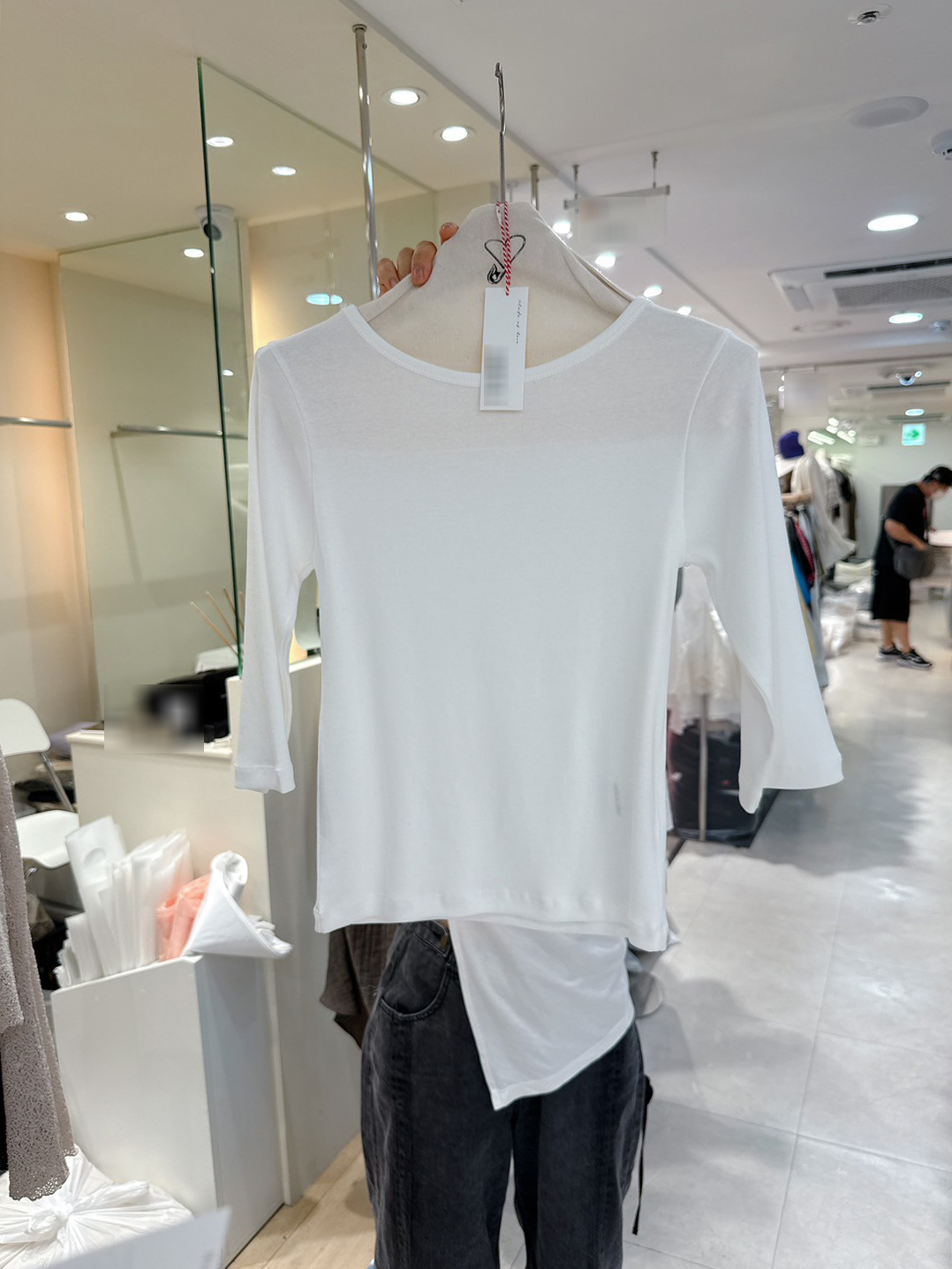 A10.酵素洗七分袖素雅TEE
