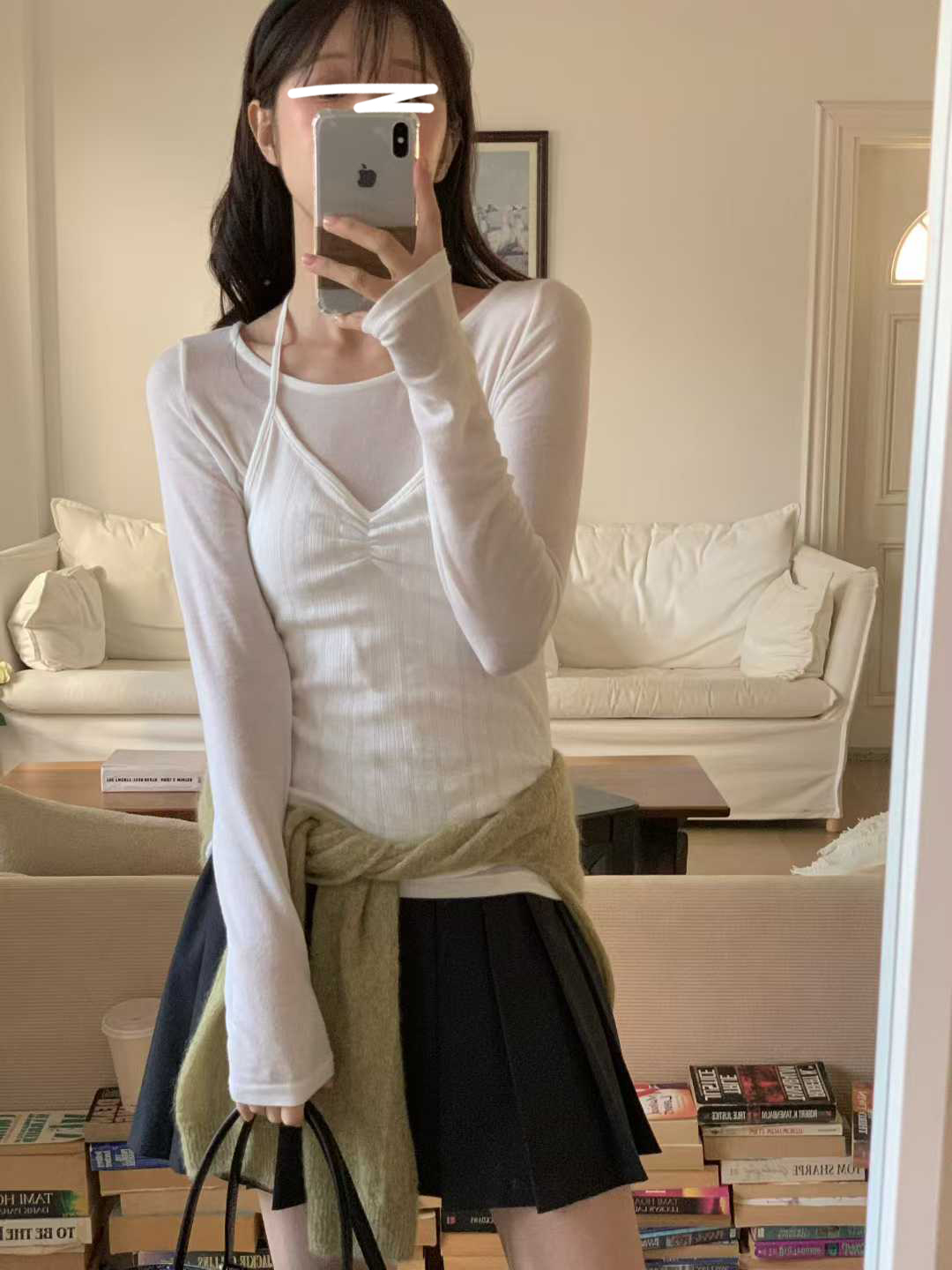小V家純棉舒適內搭上衣