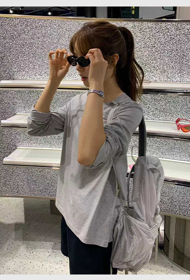 A10.顏值家基礎百搭長袖TEE