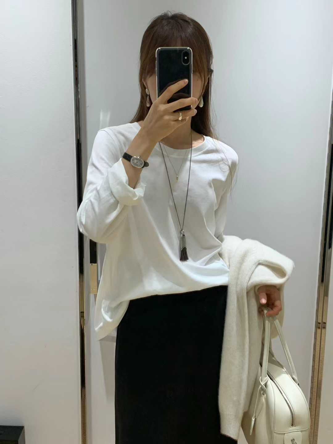 A10.顏值家基礎百搭長袖TEE