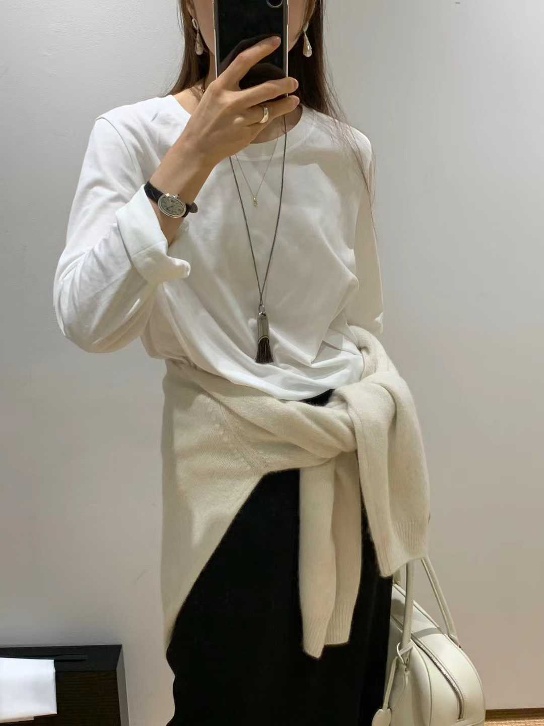 A10.顏值家基礎百搭長袖TEE
