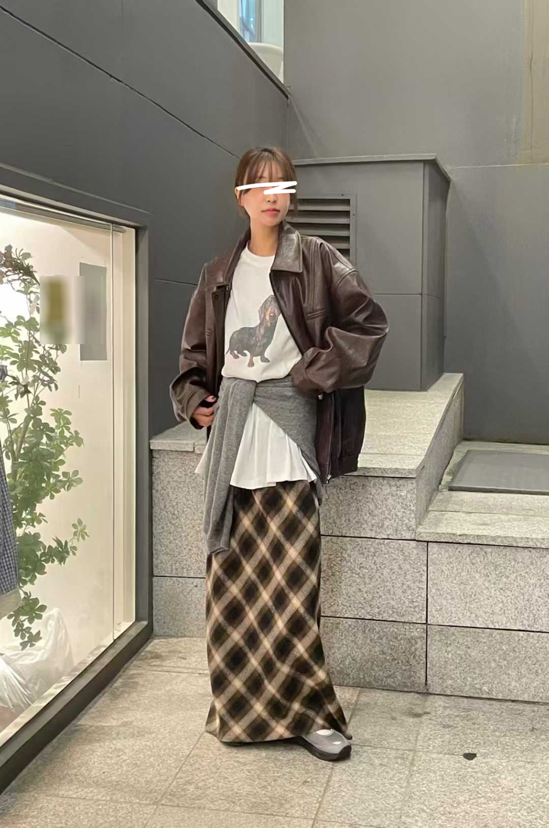 B134.寫真臘腸狗狗棉TEE