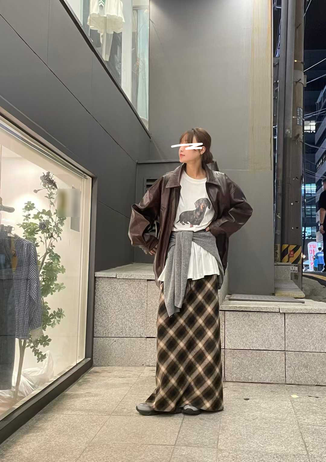 B134.寫真臘腸狗狗棉TEE