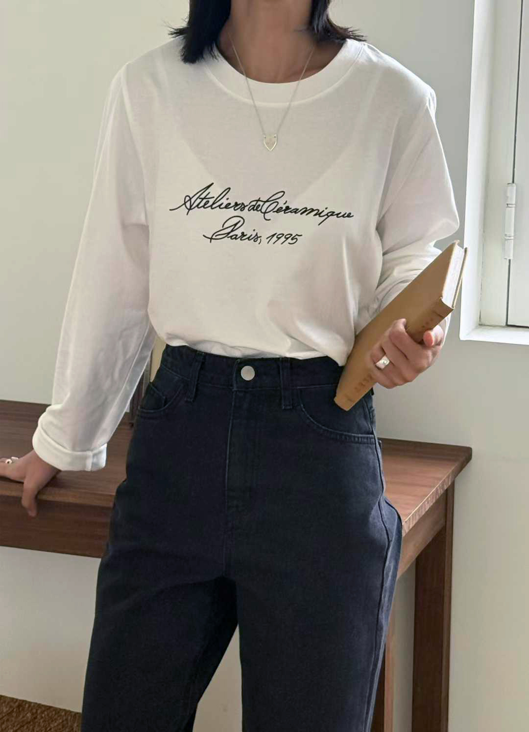 A13.休閒感1995印字TEE