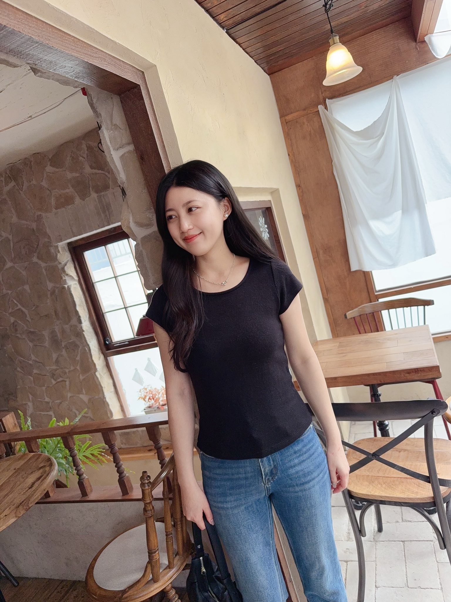 圓領Q彈磨毛短袖TEE