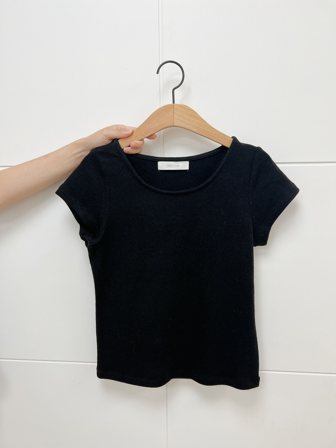 圓領Q彈磨毛短袖TEE