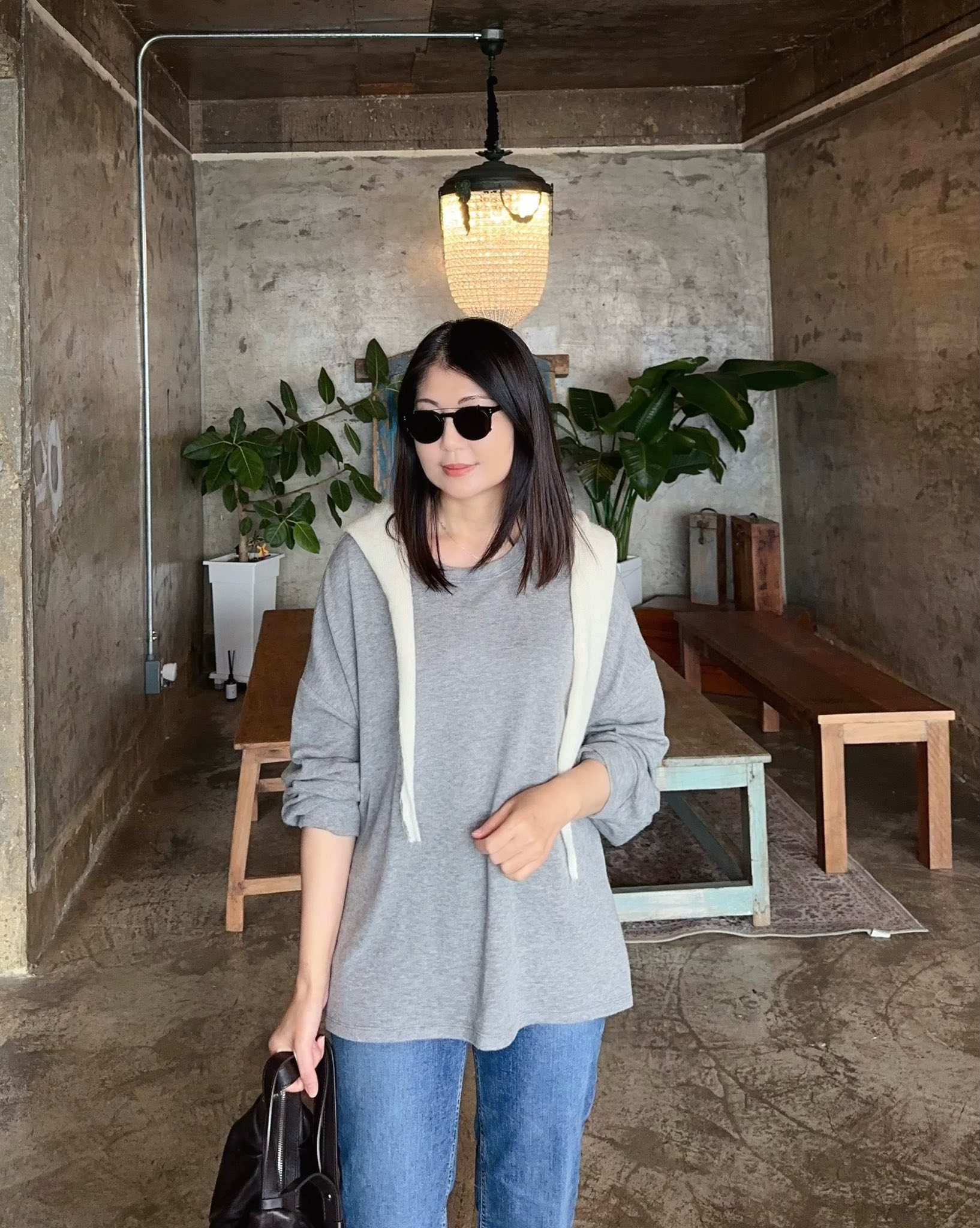 糖果色Q軟舒適落肩TEE