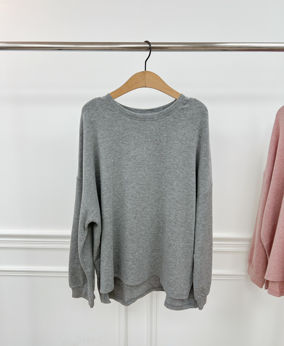 糖果色Q軟舒適落肩TEE