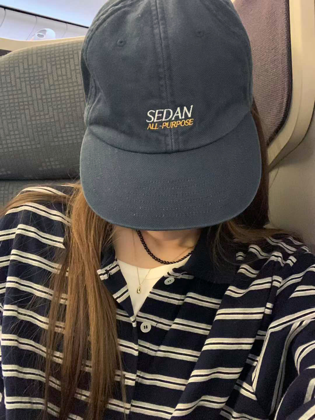 A20.顏值家復古女孩POLO條紋TEE