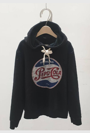 A27.卜派家復古百事可樂刷毛帽TEE