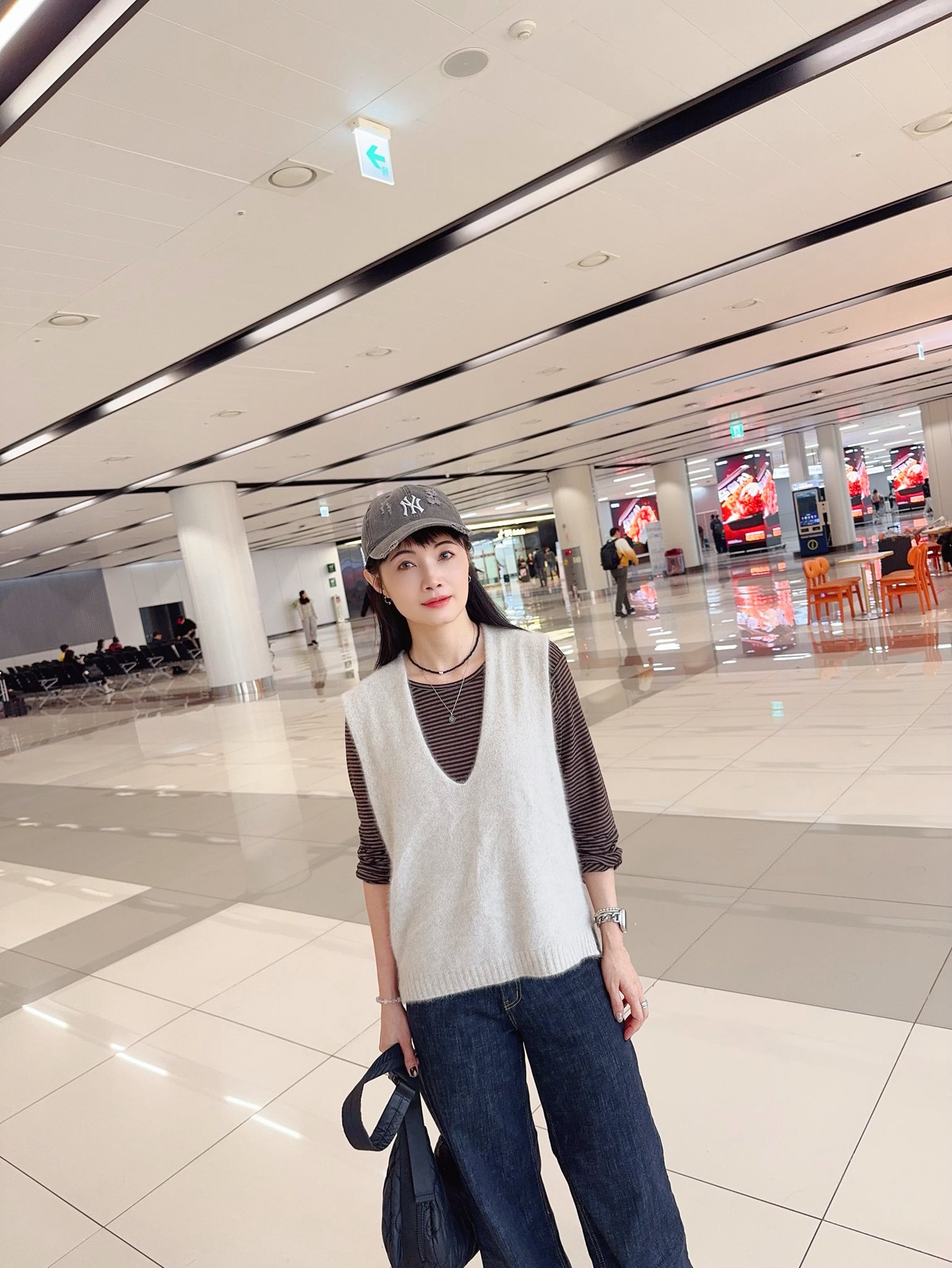 好感系女孩零失誤條紋TEE