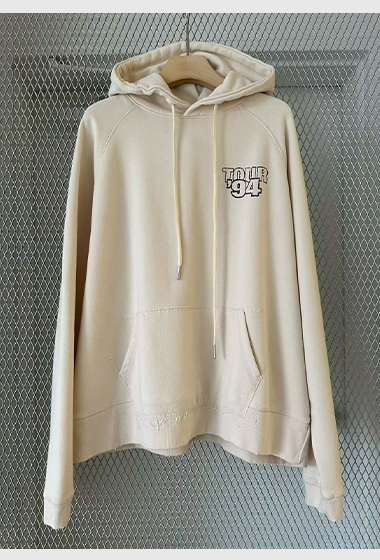 A37.美式風格連帽大學TEE