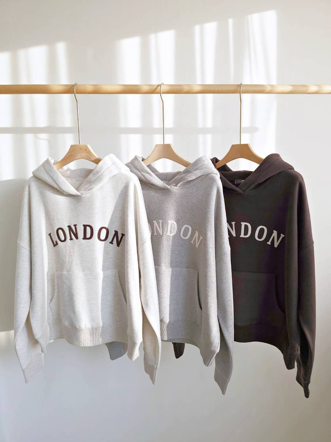 C26.休閒LONDON連帽大學TEE