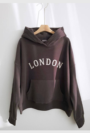 C26.休閒LONDON連帽大學TEE