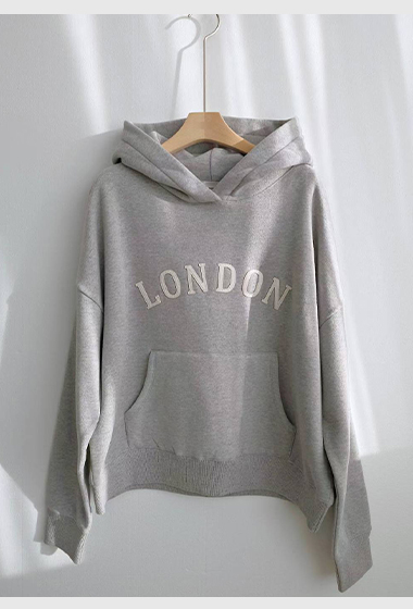 C26.休閒LONDON連帽大學TEE
