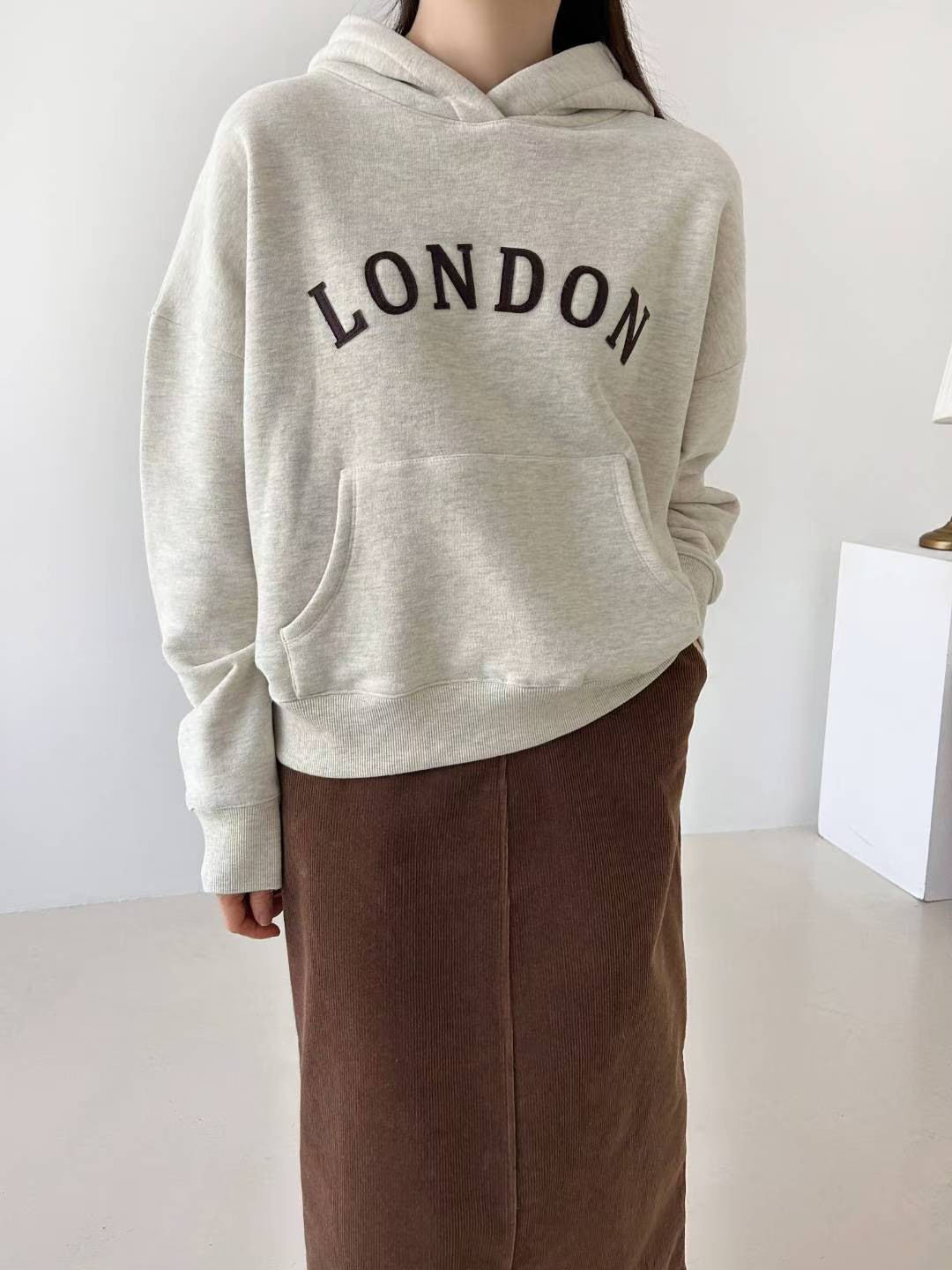 C26.休閒LONDON連帽大學TEE