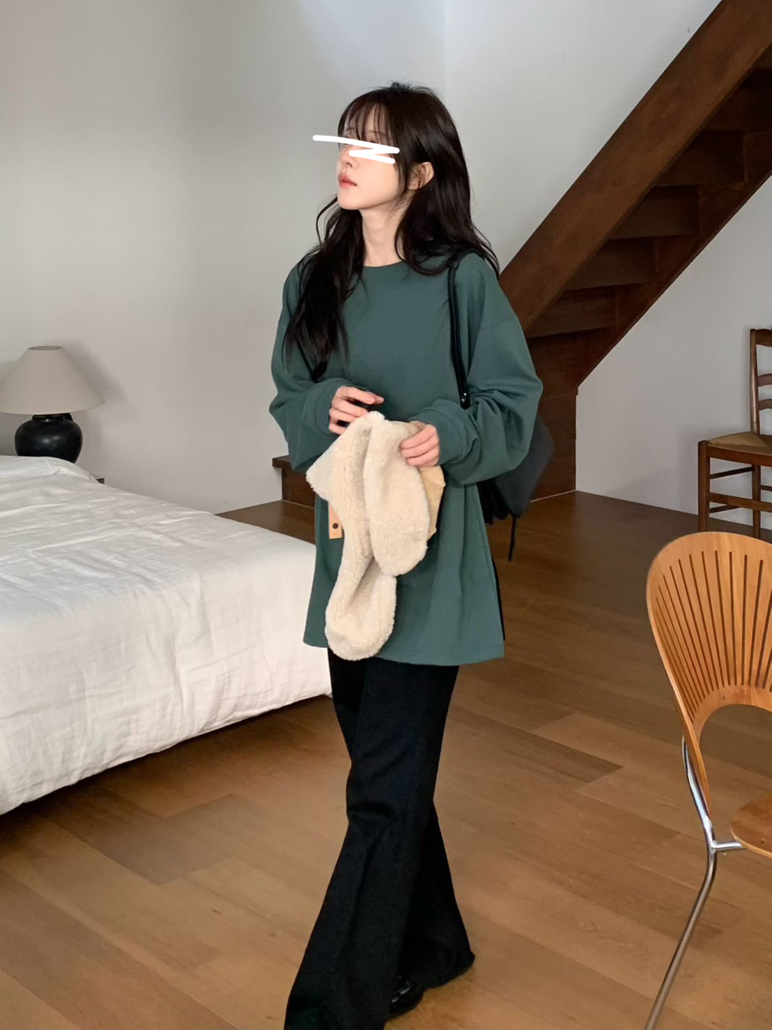 A05.小V家舒適內搭圓領棉TEE