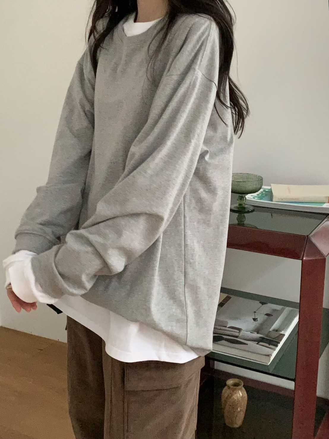 A05.小V家舒適內搭圓領棉TEE