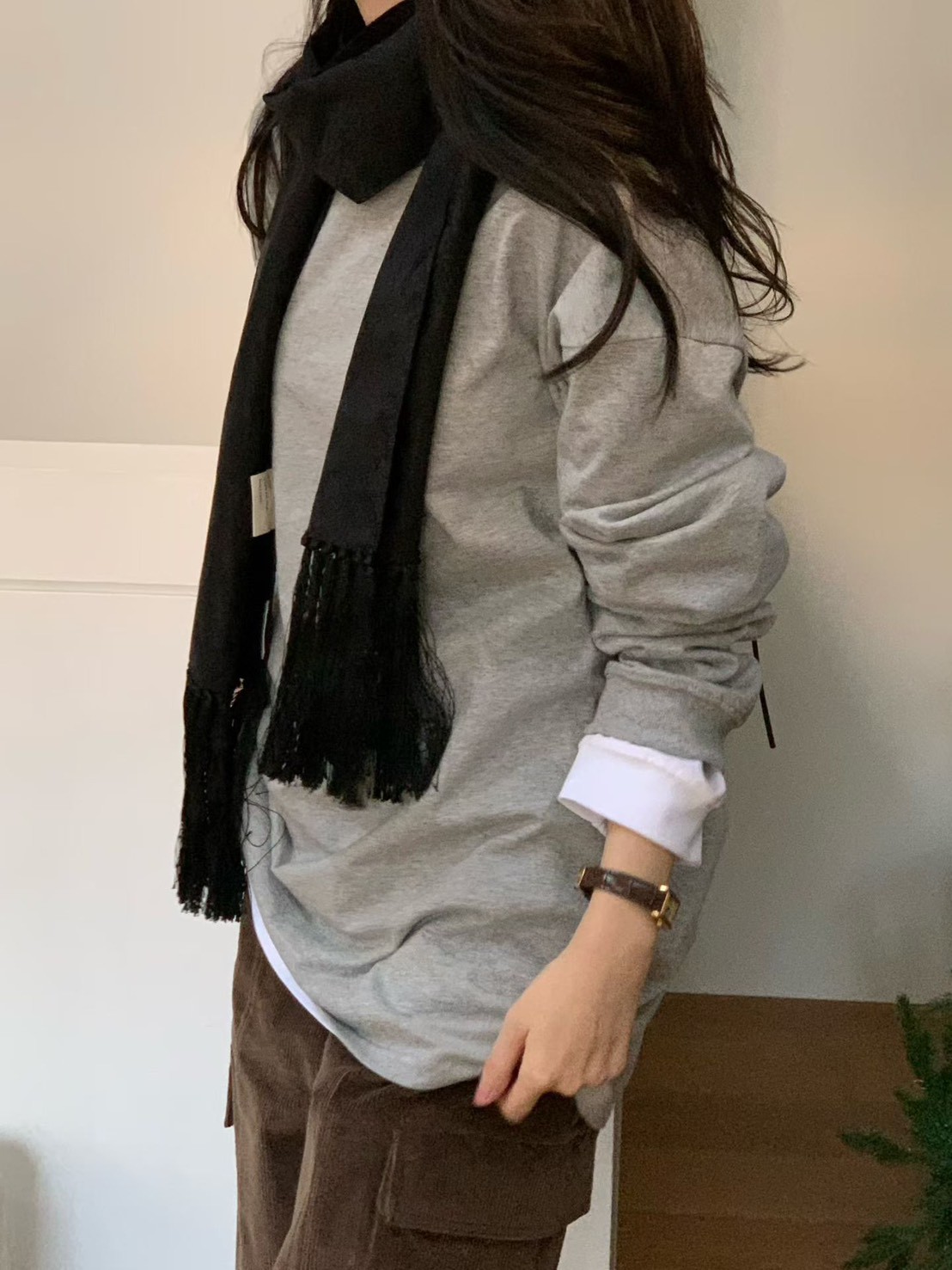 A05.小V家舒適內搭圓領棉TEE