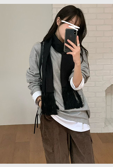 A05.小V家舒適內搭圓領棉TEE