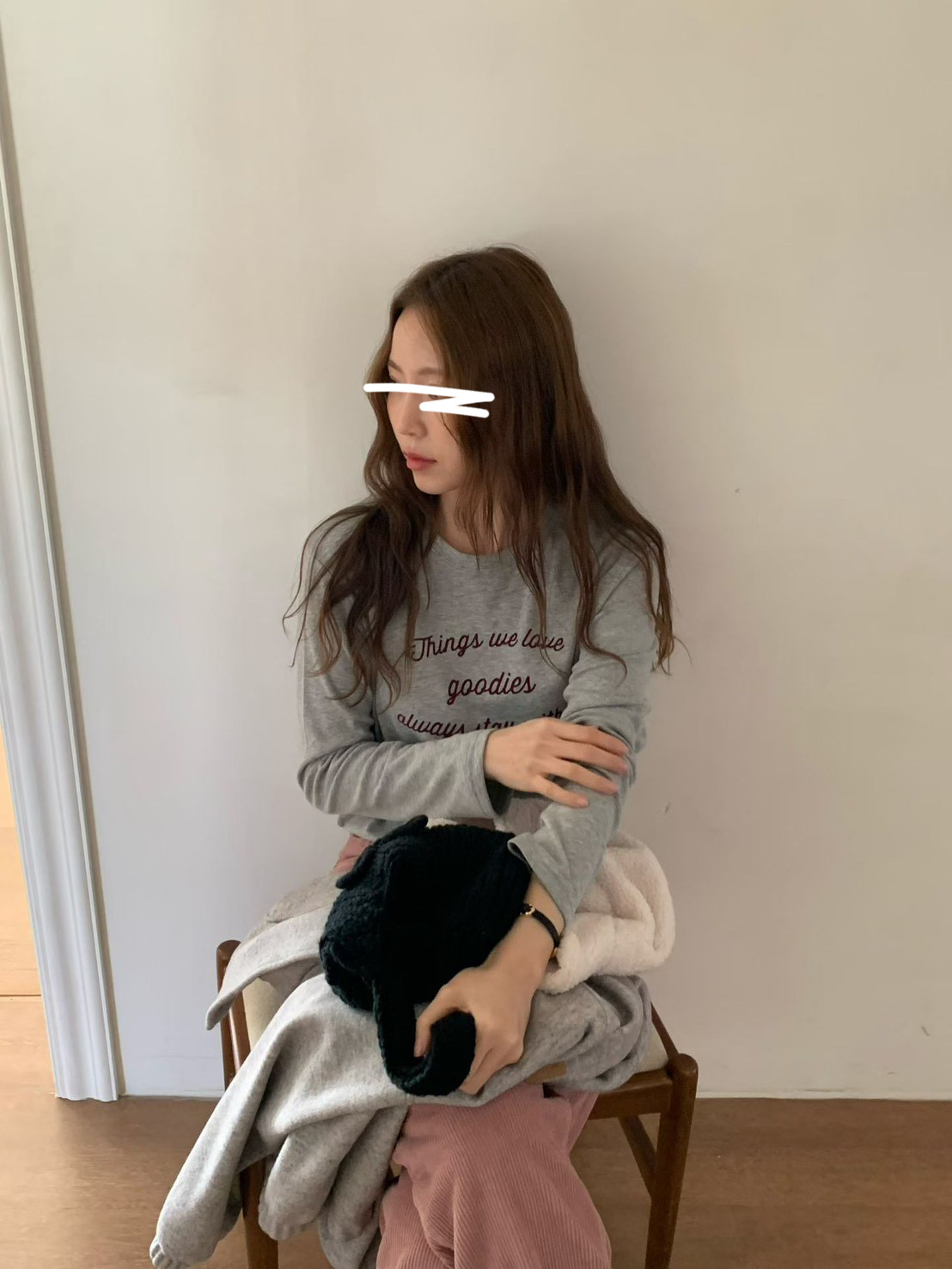 A69.日常莫蘭迪英文草寫TEE