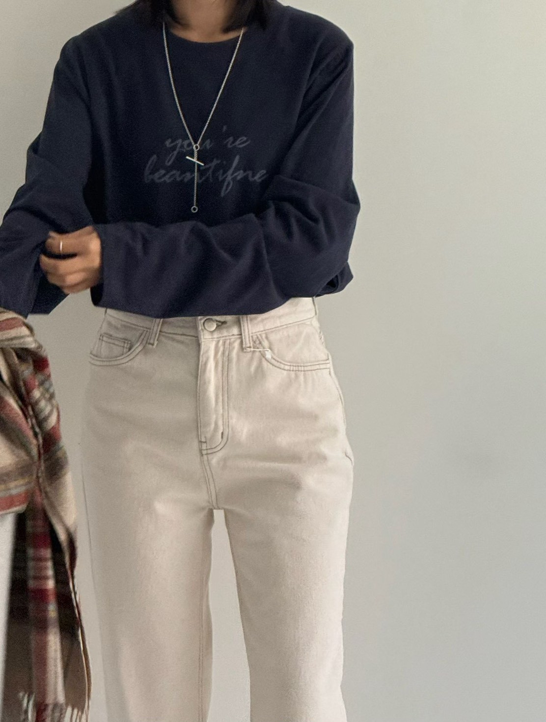 B06.日常冬季英文草寫TEE