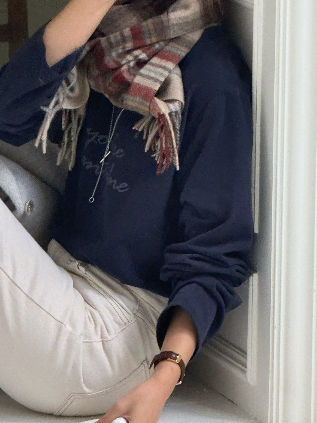 B06.日常冬季英文草寫TEE