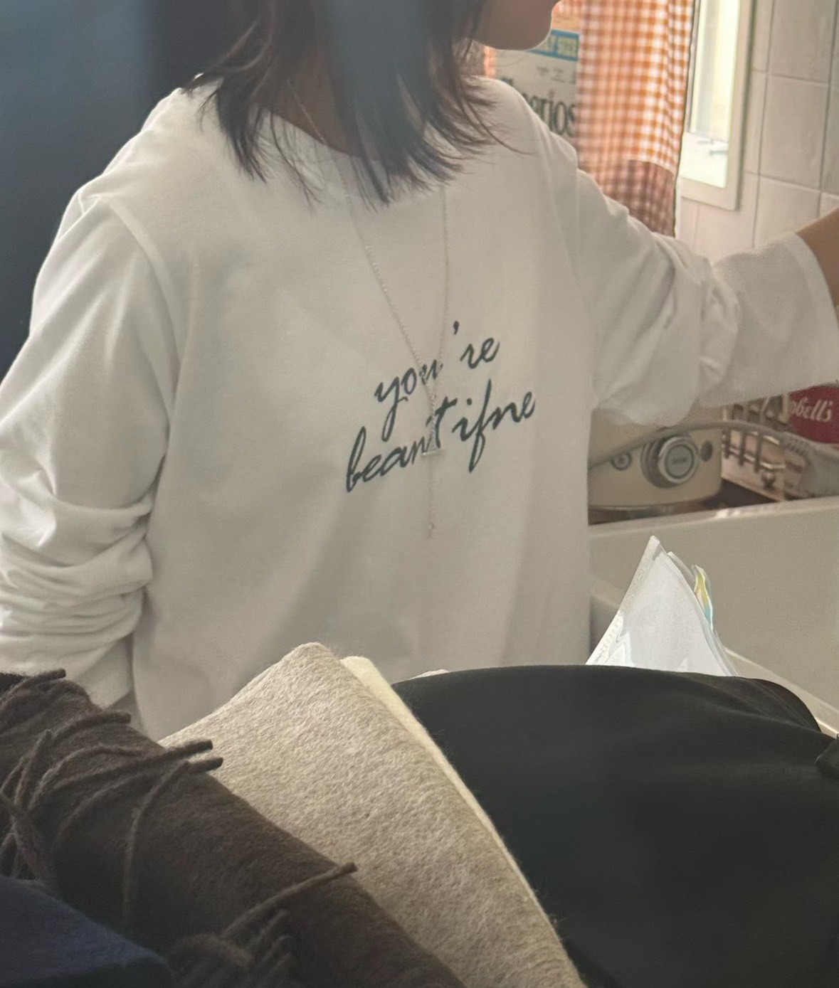 B06.日常冬季英文草寫TEE