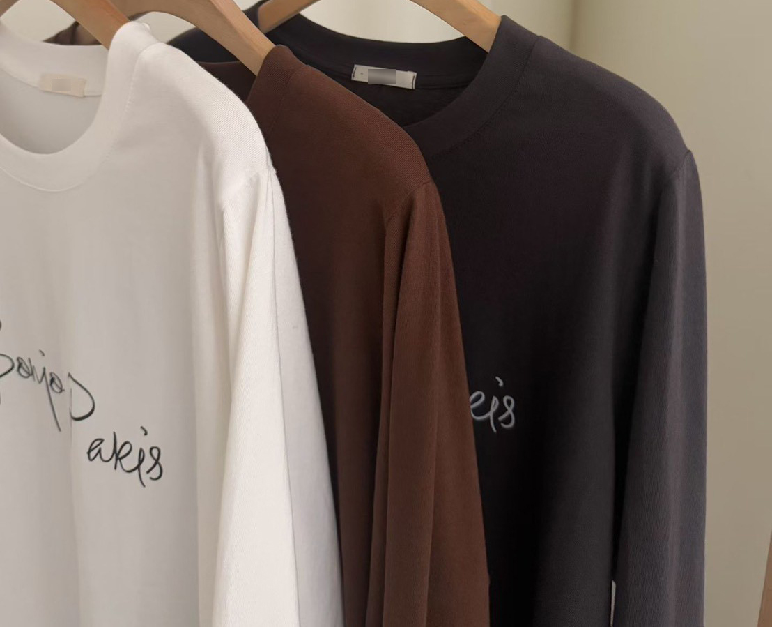 B10.Bonjour Paris長袖TEE