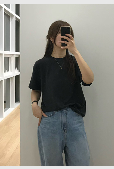 B25.好穿質感系圓領短袖TEE