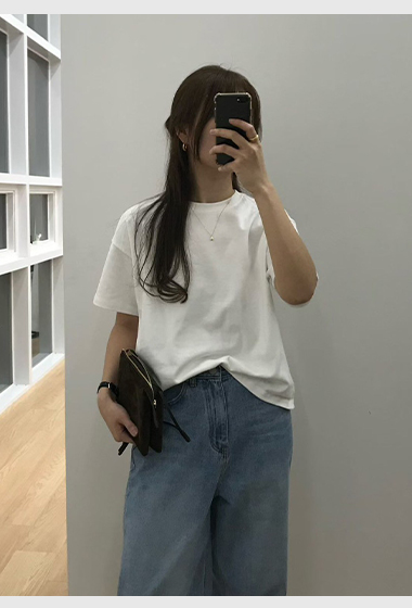 B25.好穿質感系圓領短袖TEE