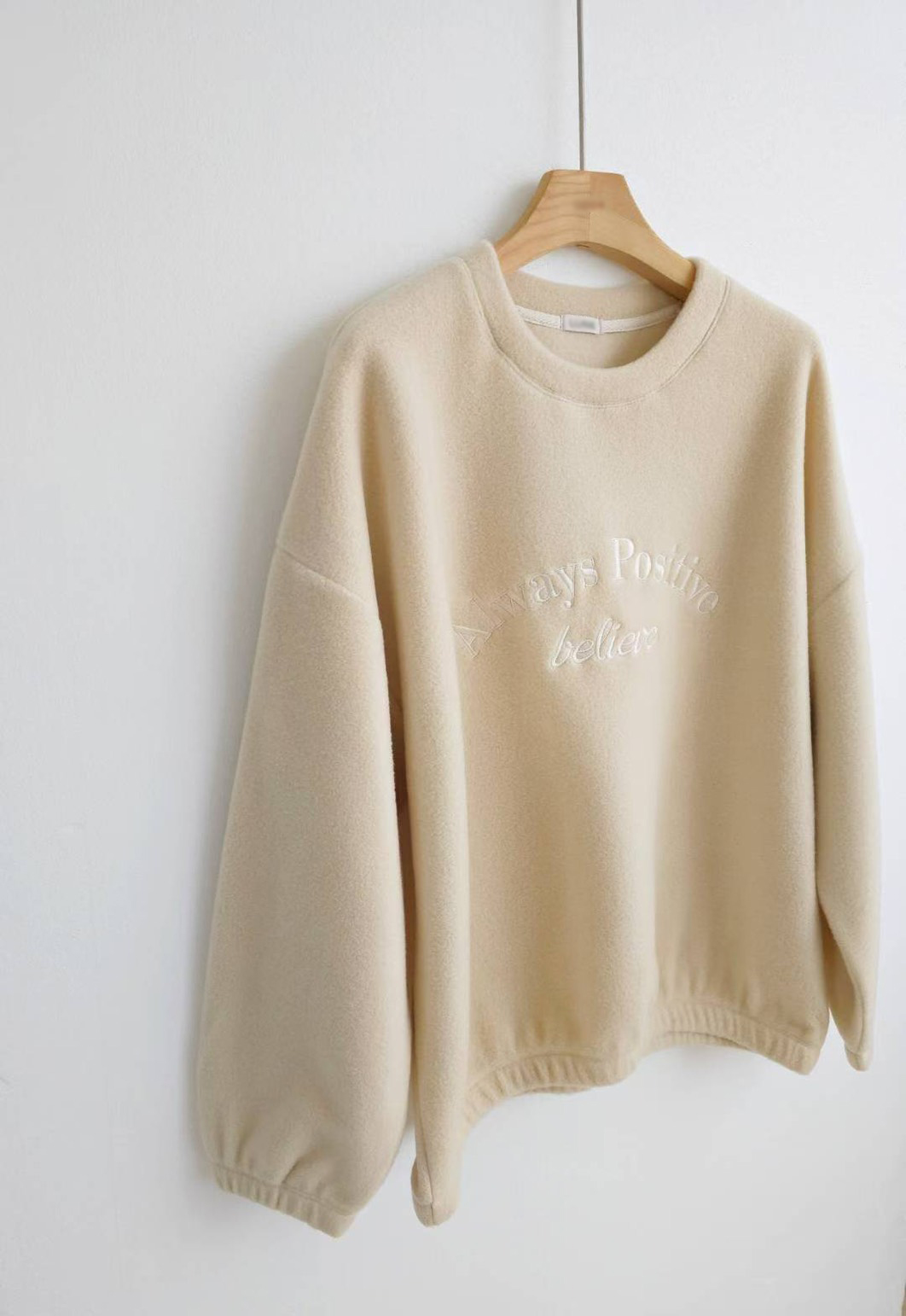 A14.Always Positive絨面縮口TEE