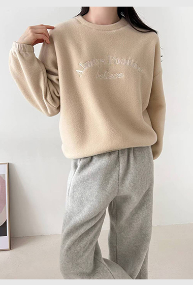 A14.Always Positive絨面縮口TEE